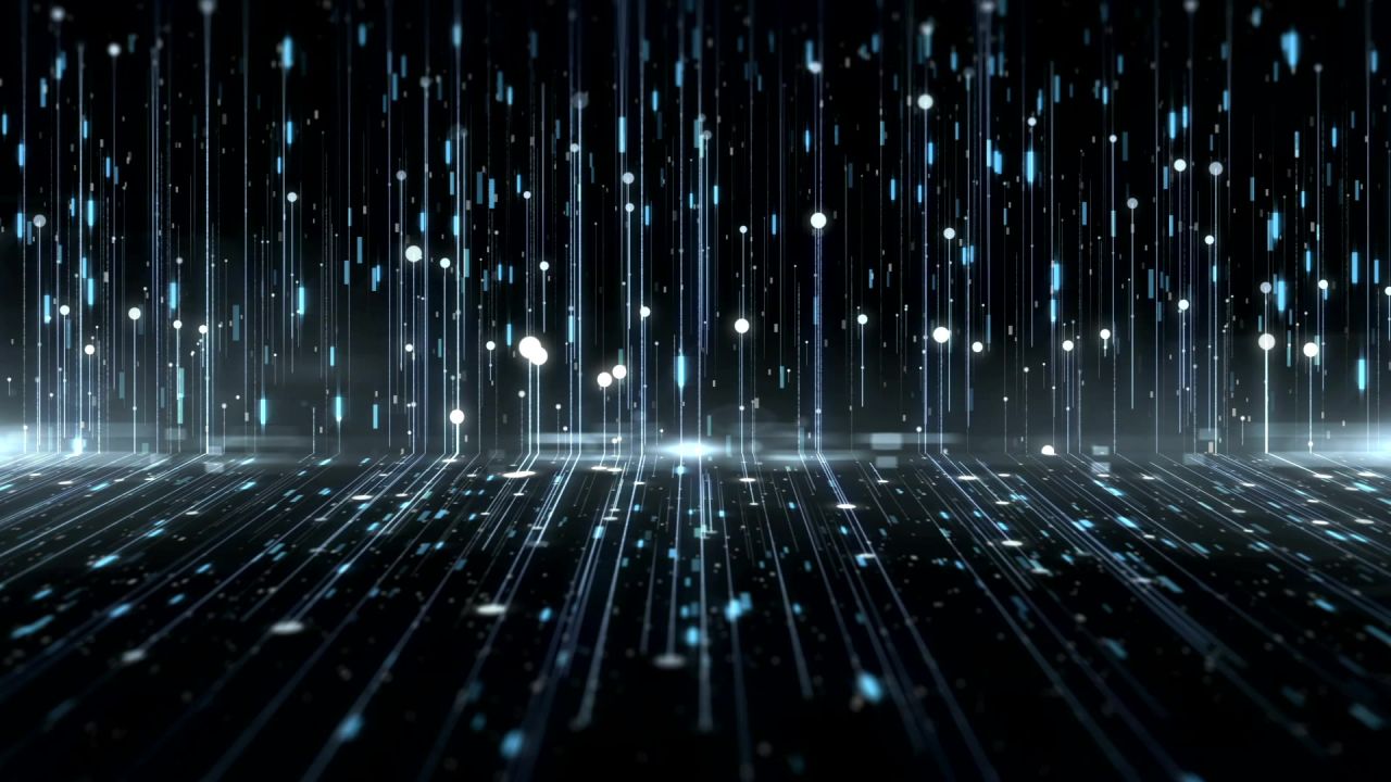 数字科技流动代码字母抽象互联网络金融视频素材 89