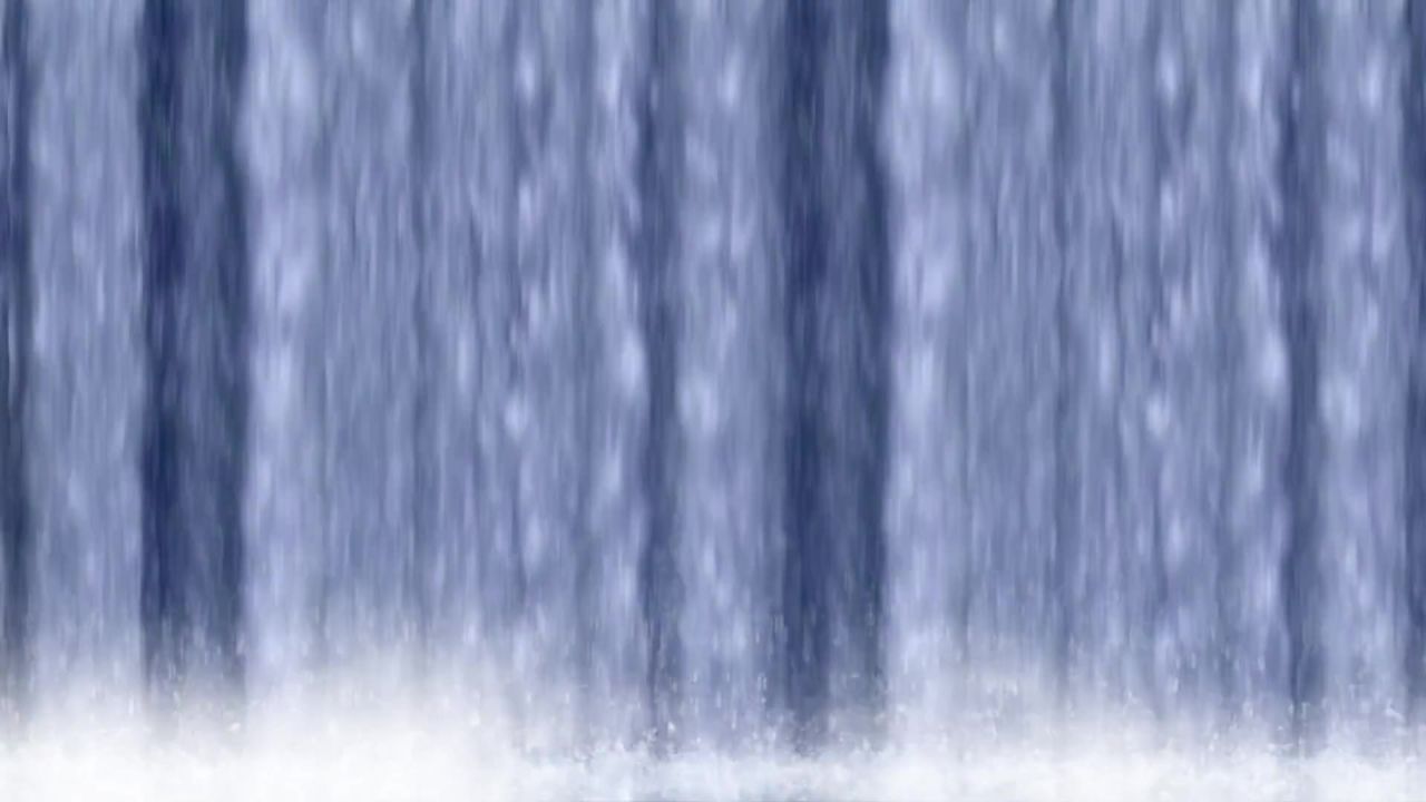 大瀑布喷泉水下降