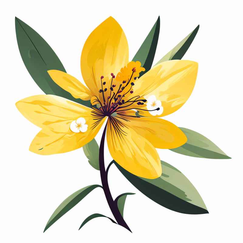 迎春花春季插画 7