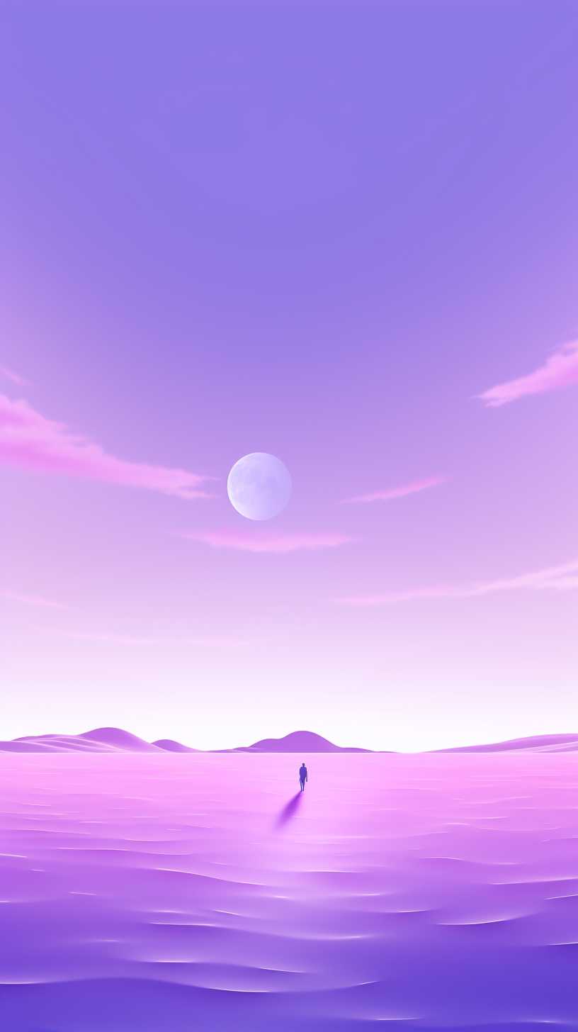 紫色唯美背景图