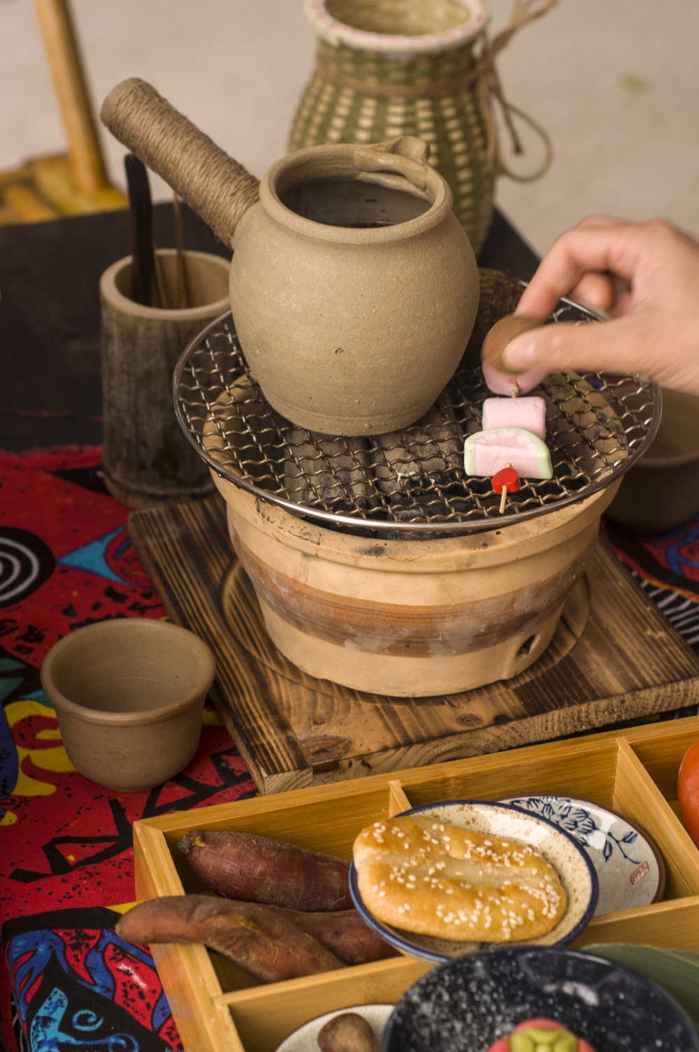 围炉煮茶