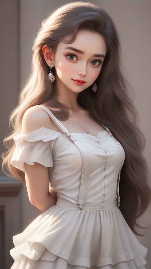 吊带美女