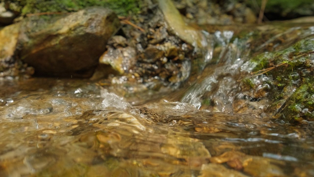 清澈山泉水温泉矿泉水小溪山涧 7