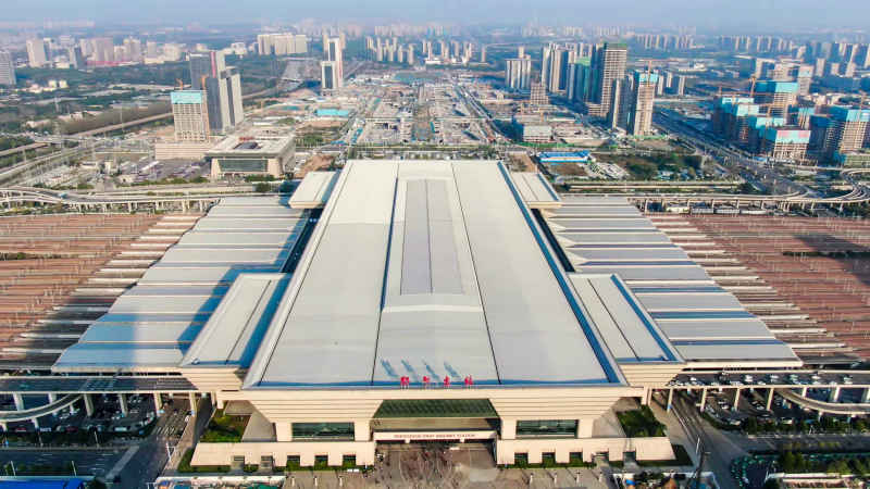 河南郑州城市风光航拍摄影图