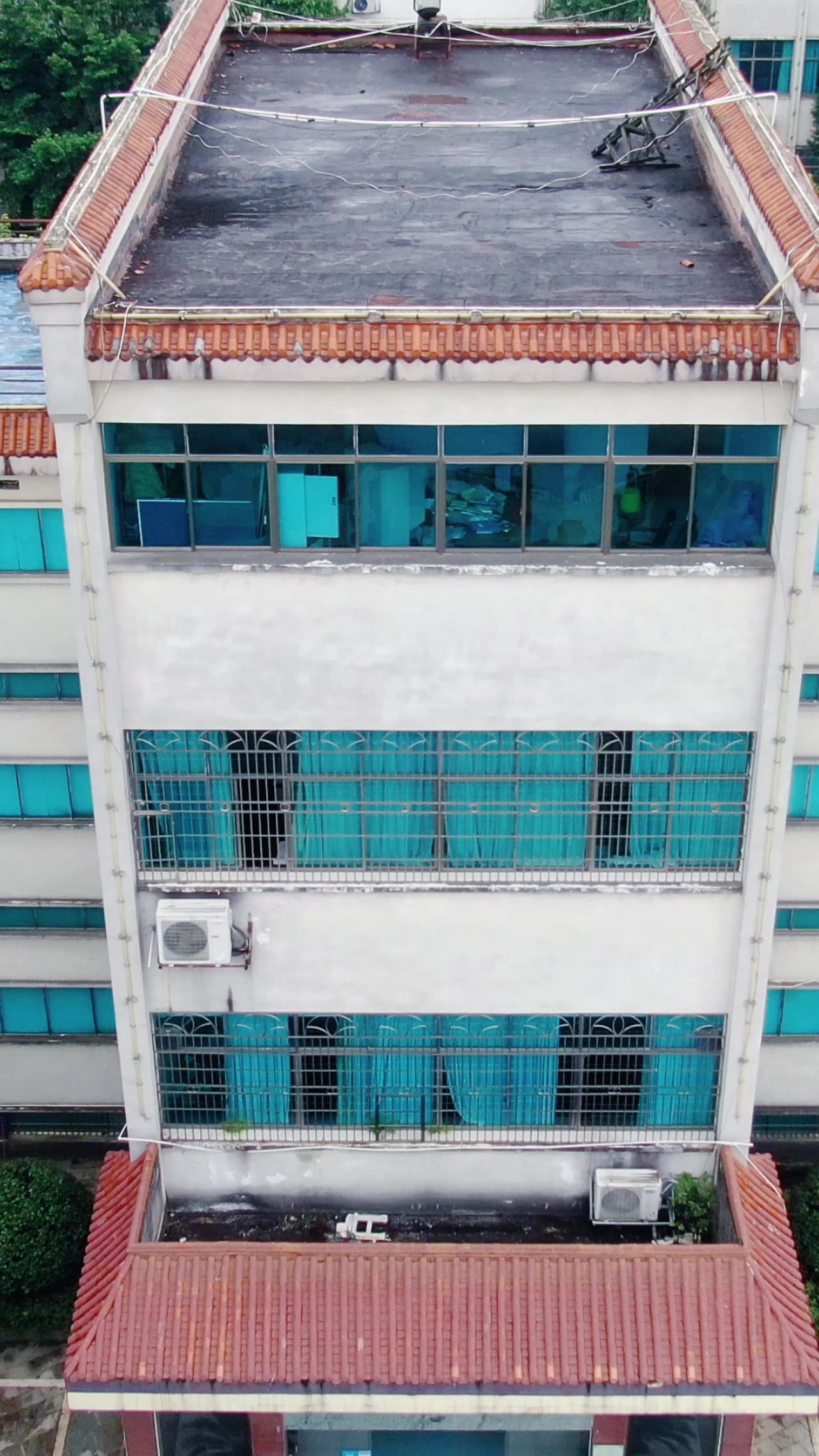 湖南 蔡和森纪念馆 竖屏 航拍