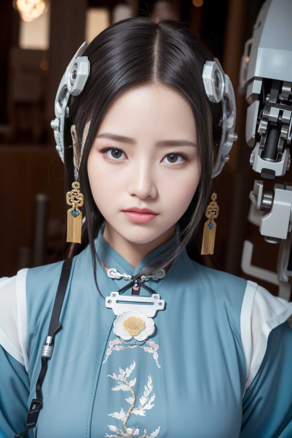赛博美女