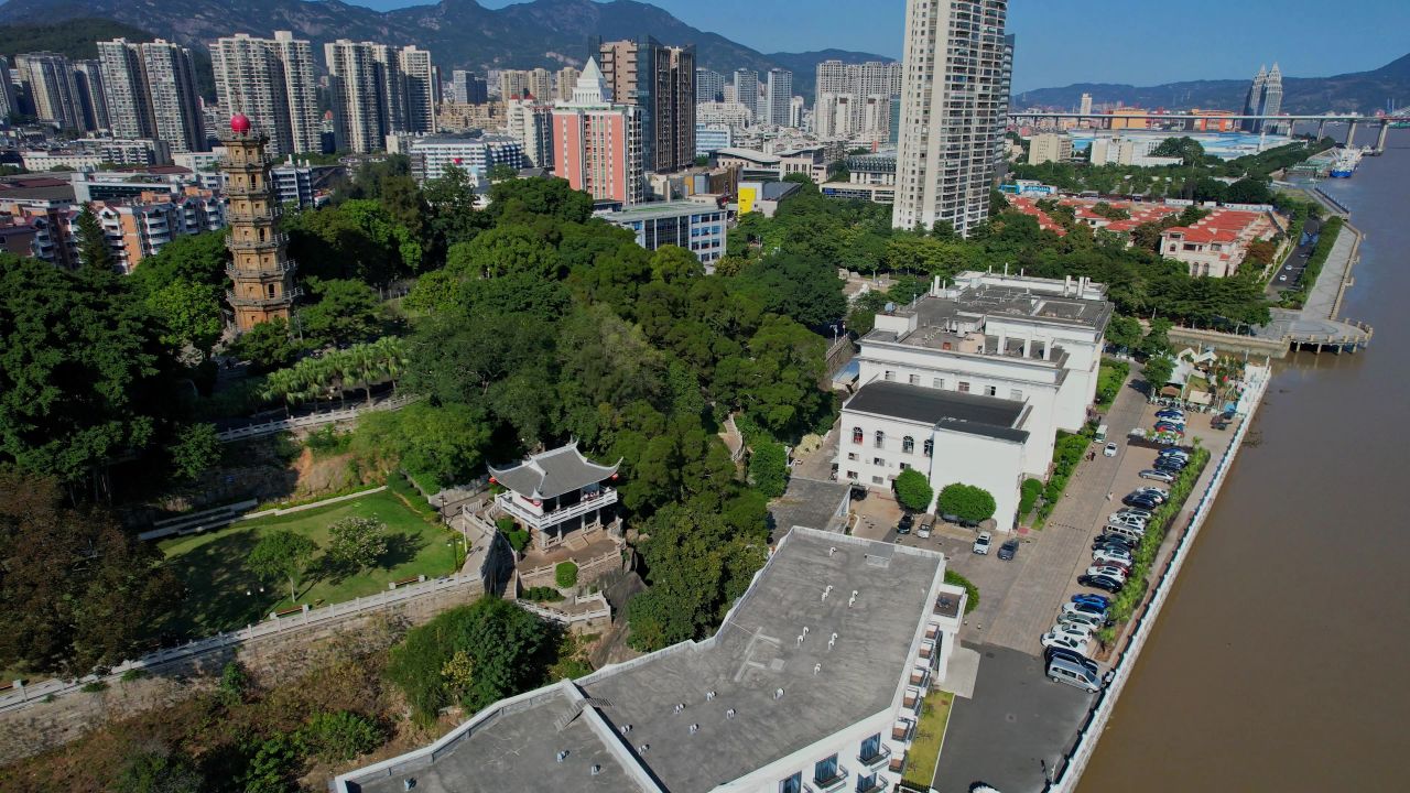 航拍福州罗星塔公园 4