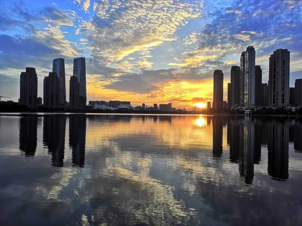 梅溪湖日出