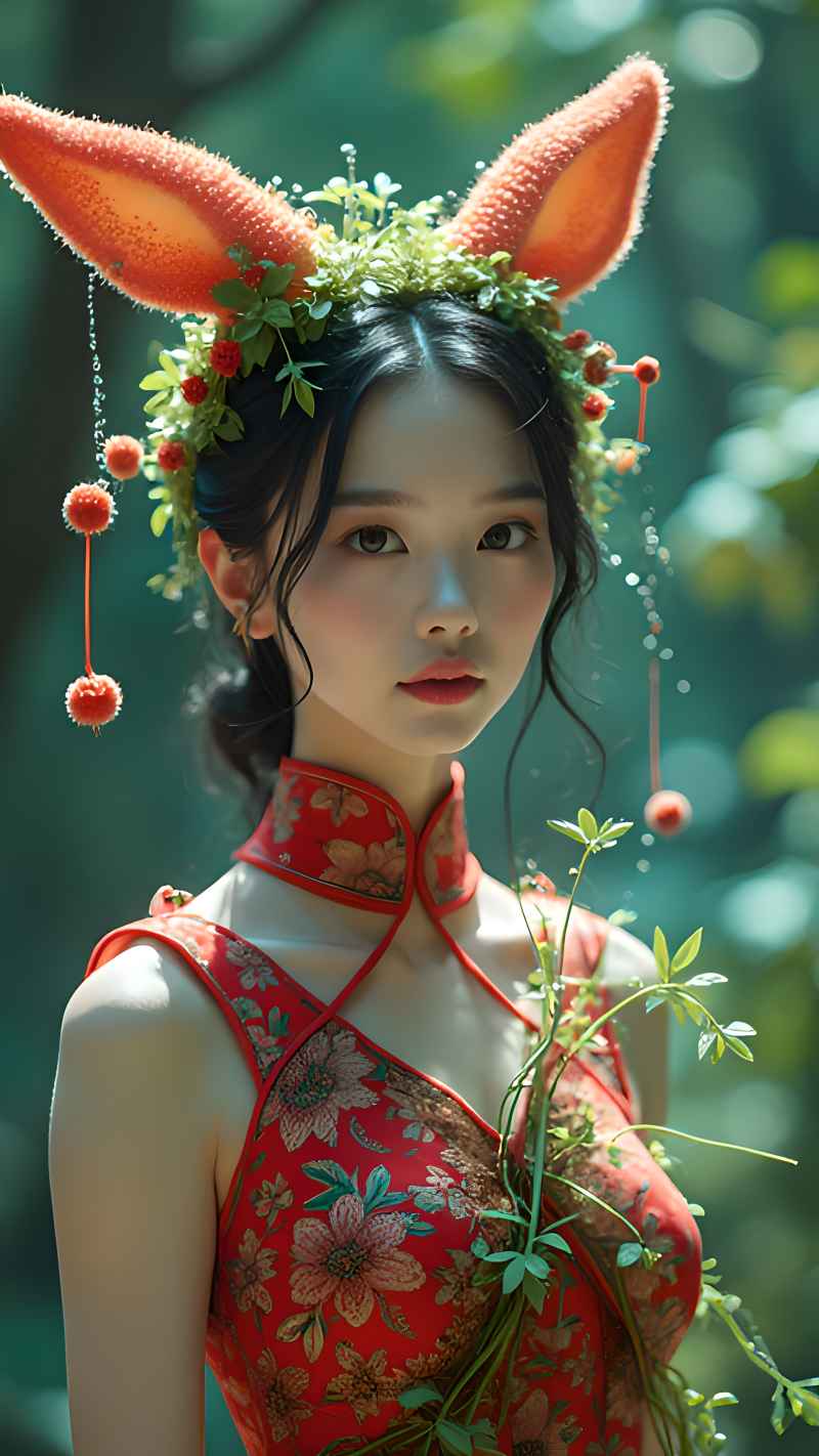 古风狐狸美女半人半妖 12