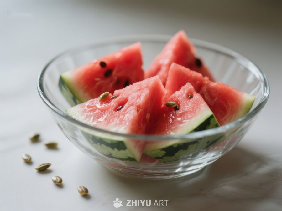 玻璃碗中的西瓜片 12