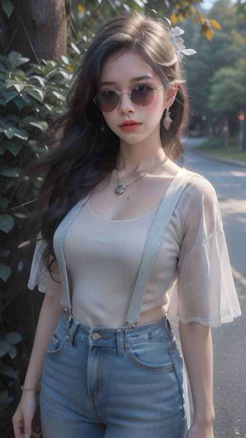 吊带衫女孩