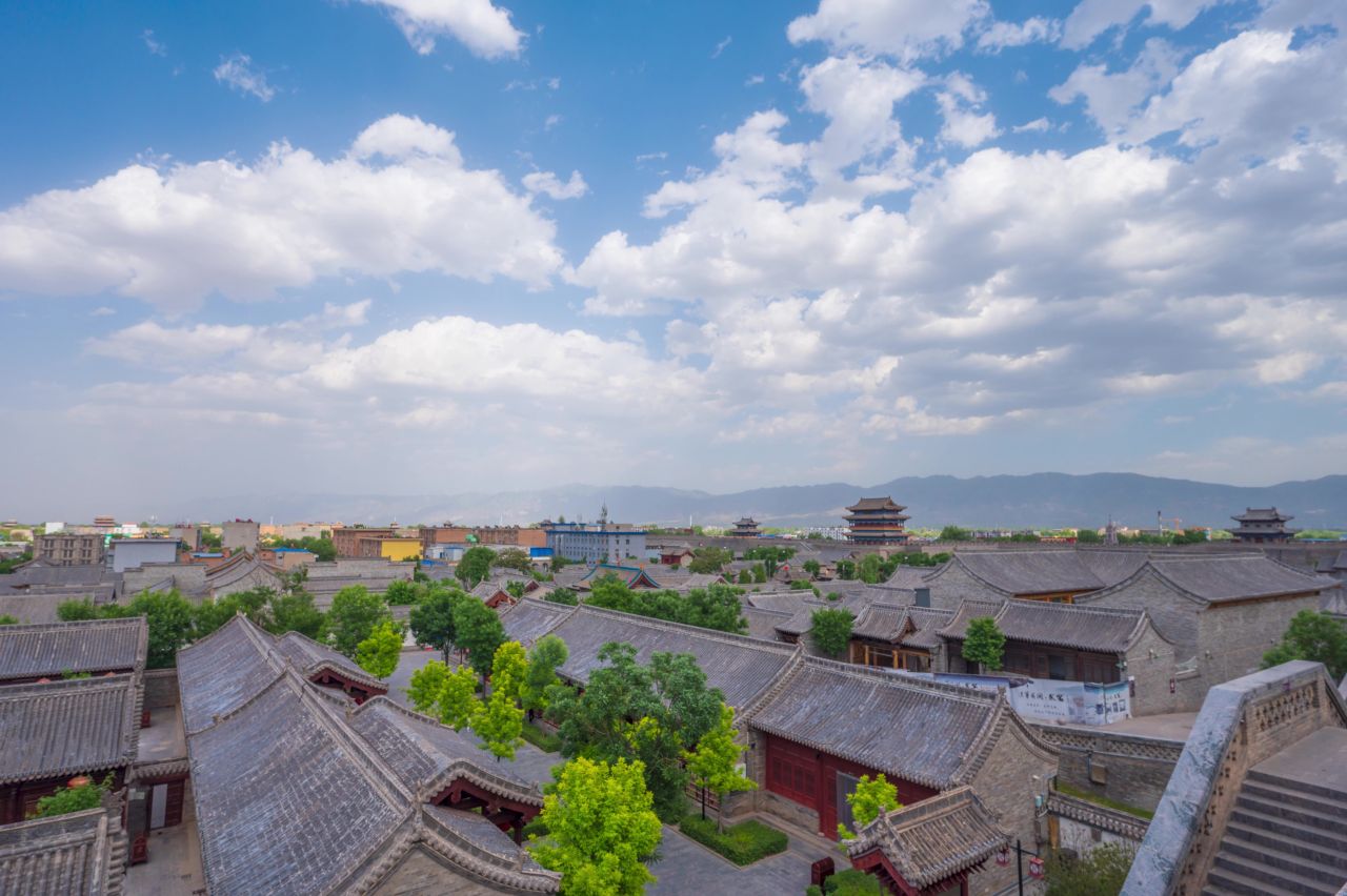 忻州古城普通空镜延时