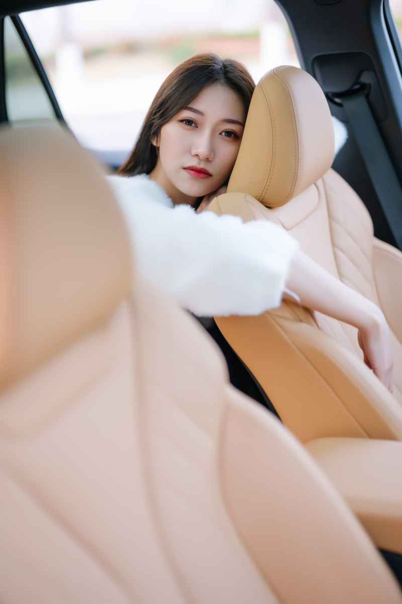 车内的美女
