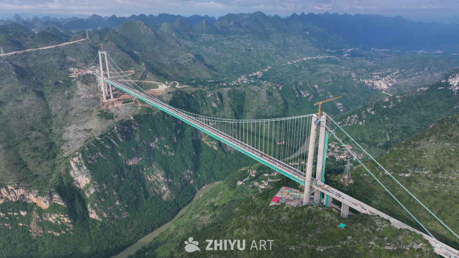 贵州花江峡谷大桥建设 7