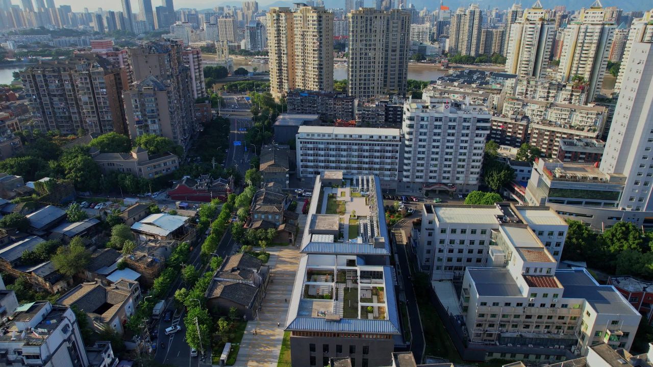 航拍福州市第二医院