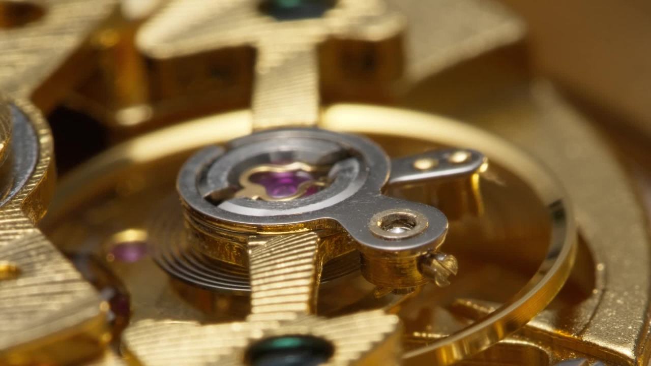 机械手表石英时钟表盘指针时间流逝争分夺秒 35