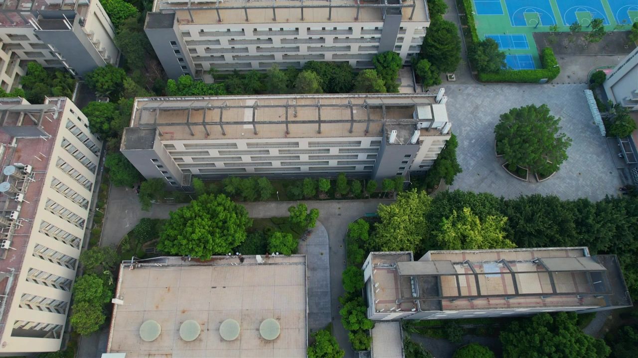 航拍厦门软件学院景观 2