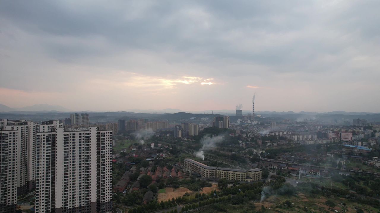 湖南郴州资兴城市建设航拍