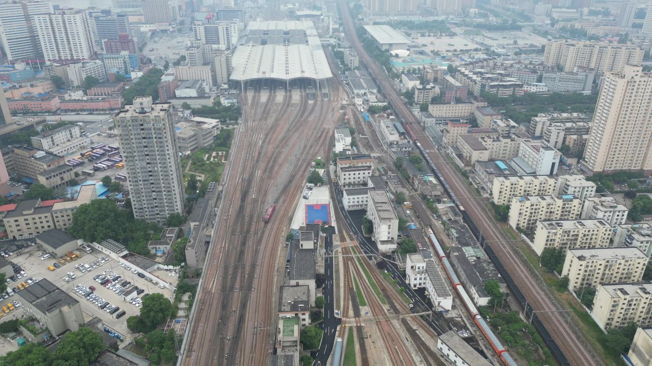 河南郑州城市风光航拍