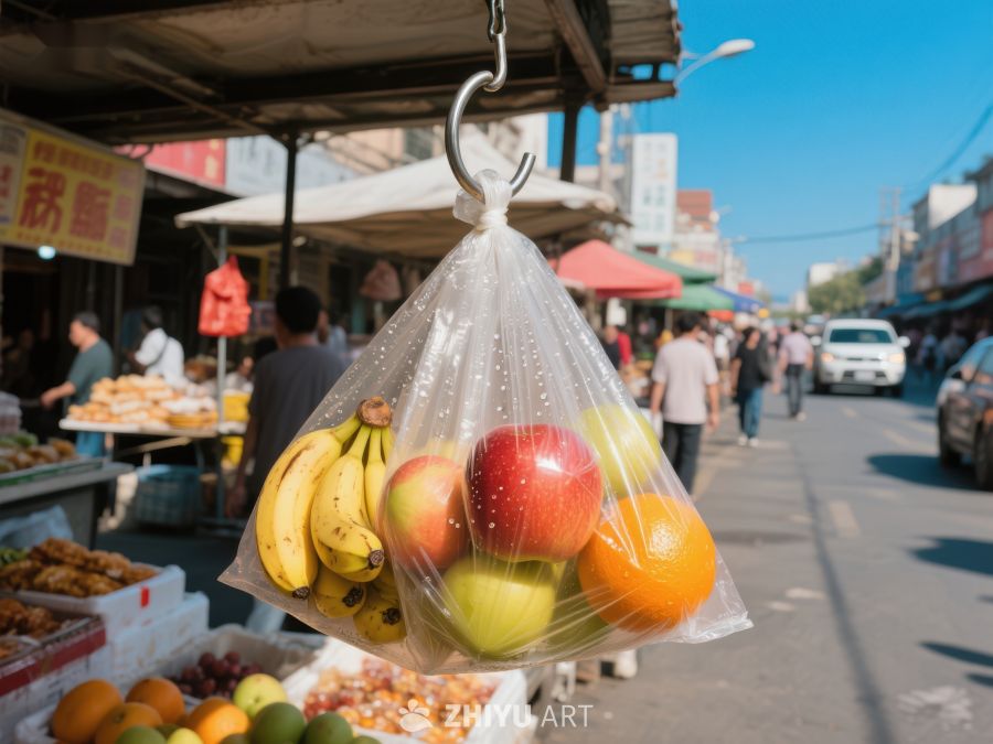 街头市场水果袋 305