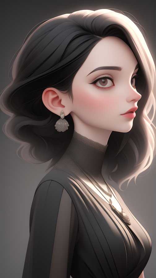 精致美女