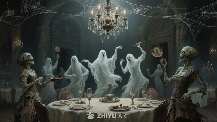 幽灵盛宴：神秘古堡中的诡异晚宴