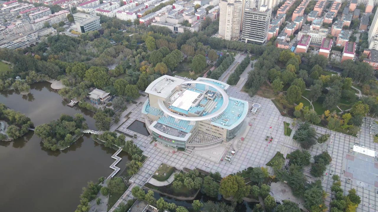  石家庄城市地标建筑航拍