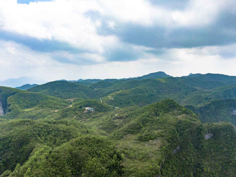 湖南张家界奇秀山峰