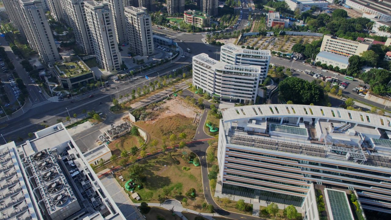 航拍福建省儿童医院