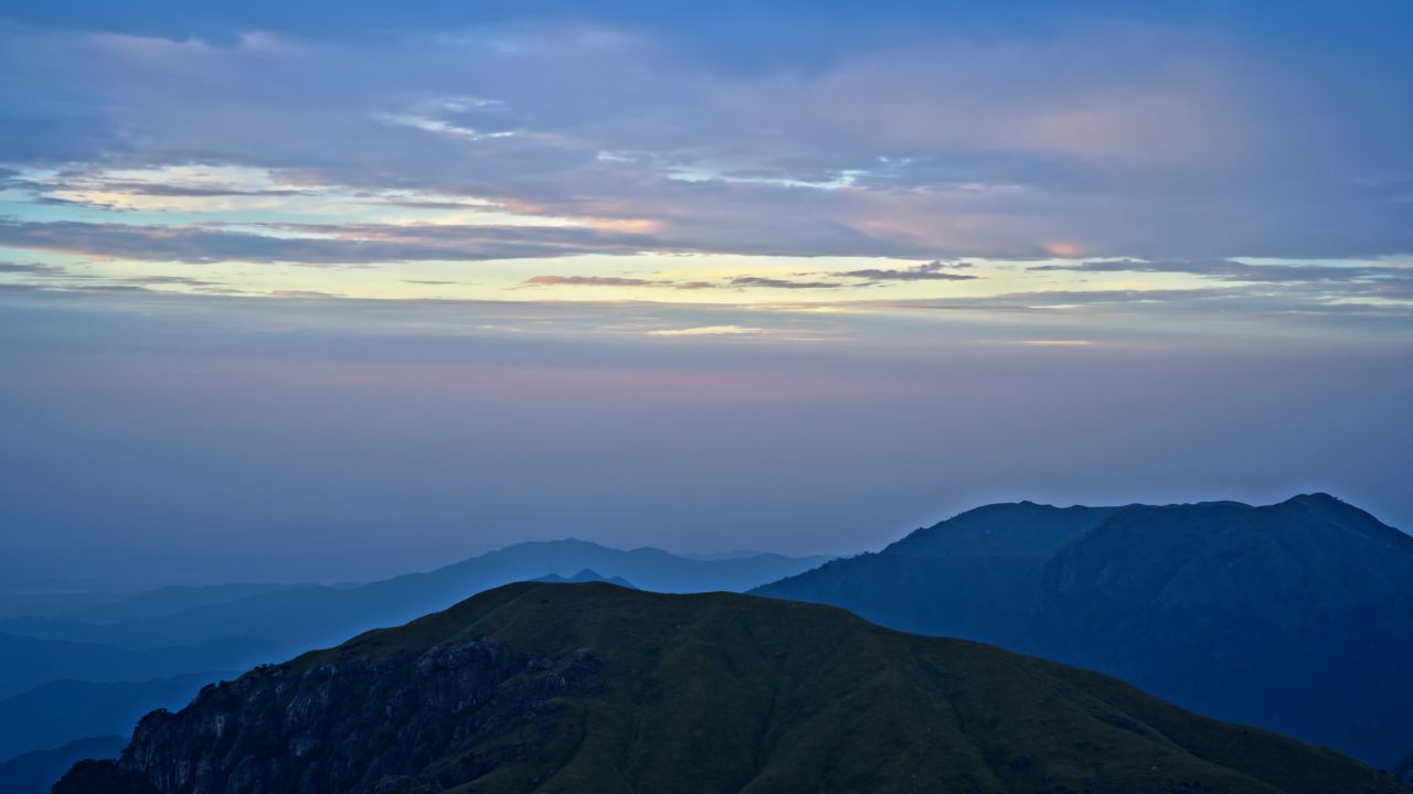 萍乡武功山晚霞