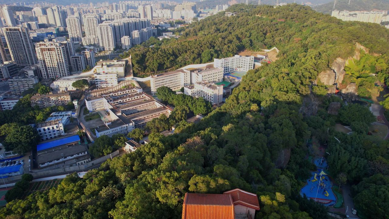 航拍福州照天君宫景观 1