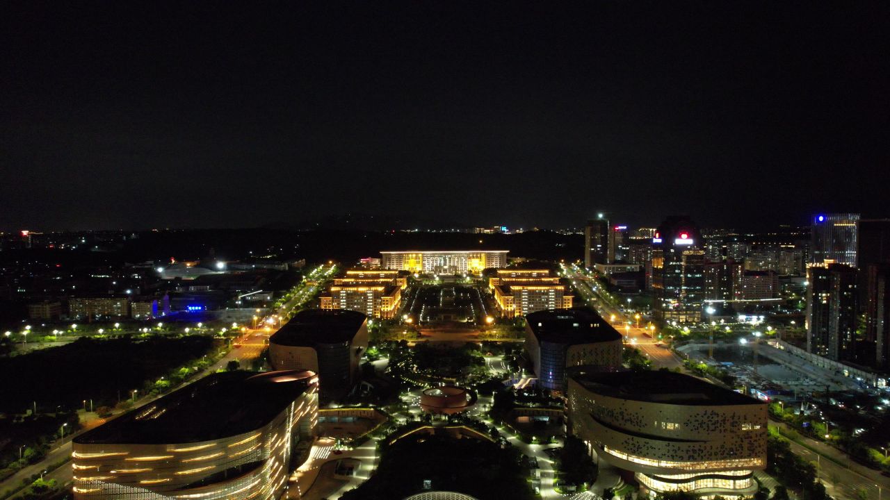 福建泉州城市风光地标建筑航拍