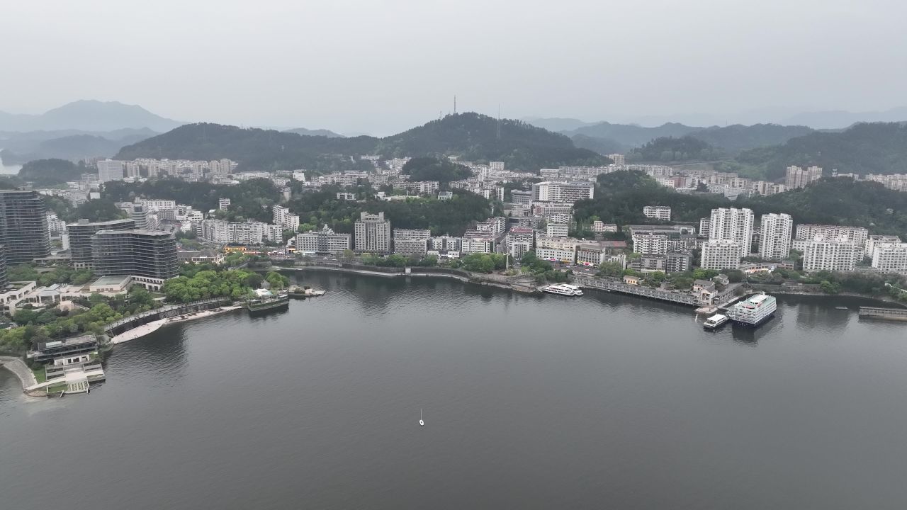 4K航拍浙江千岛湖风景区 24