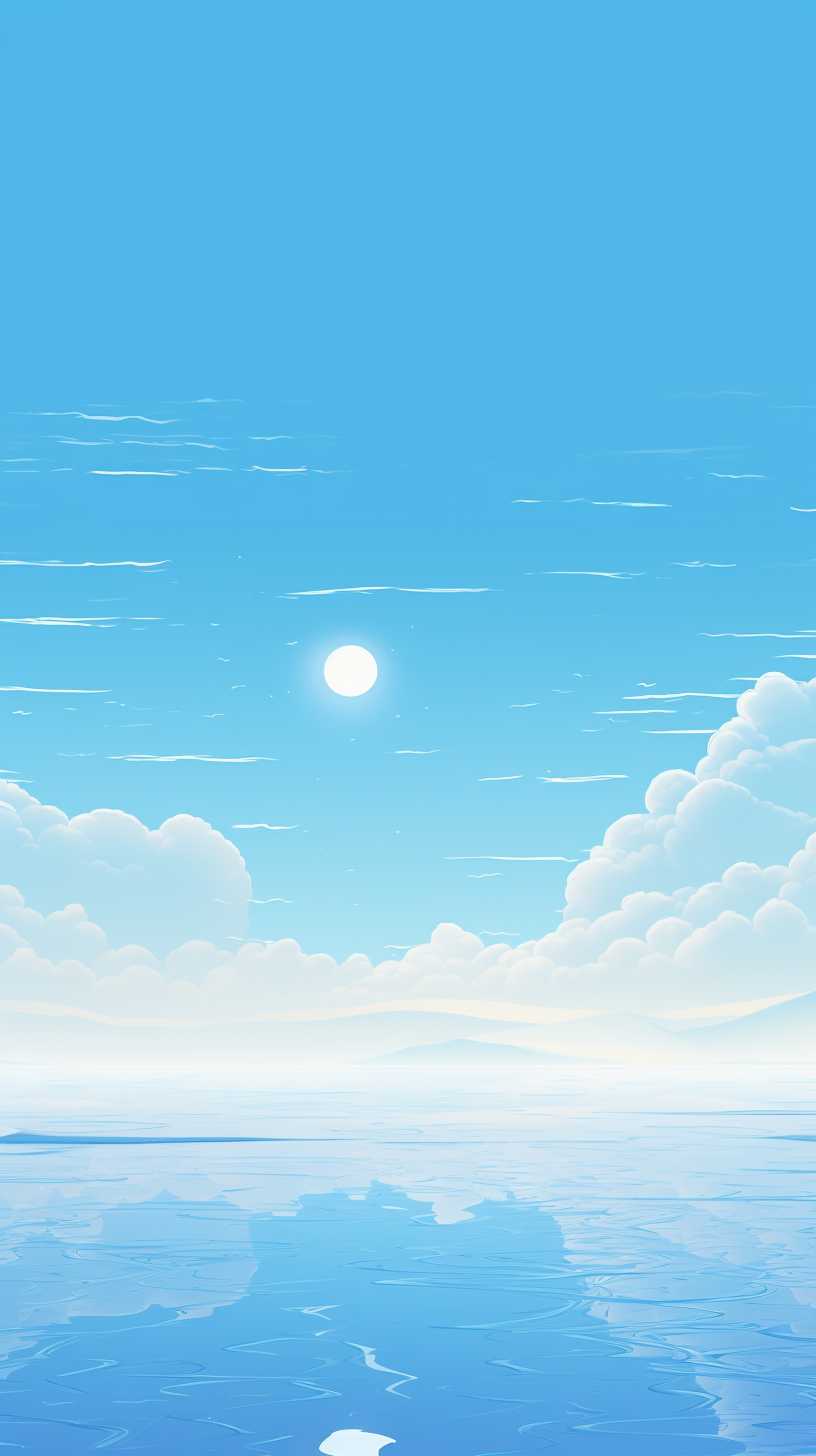 浅蓝色唯美背景