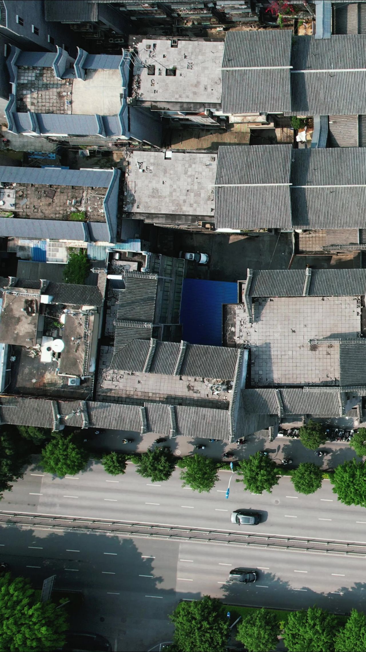 桂林城市风光竖屏航拍