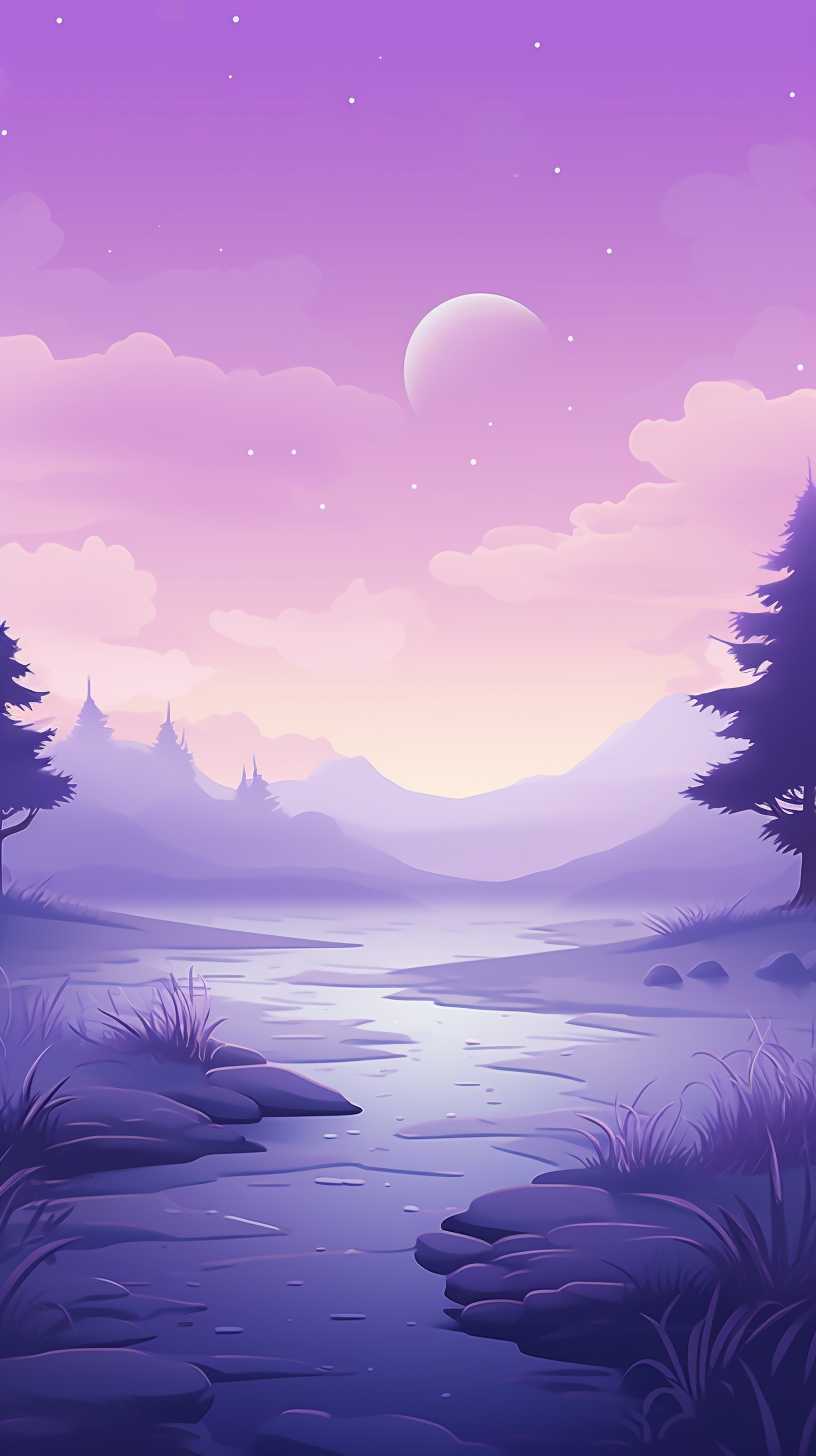 紫色唯美背景