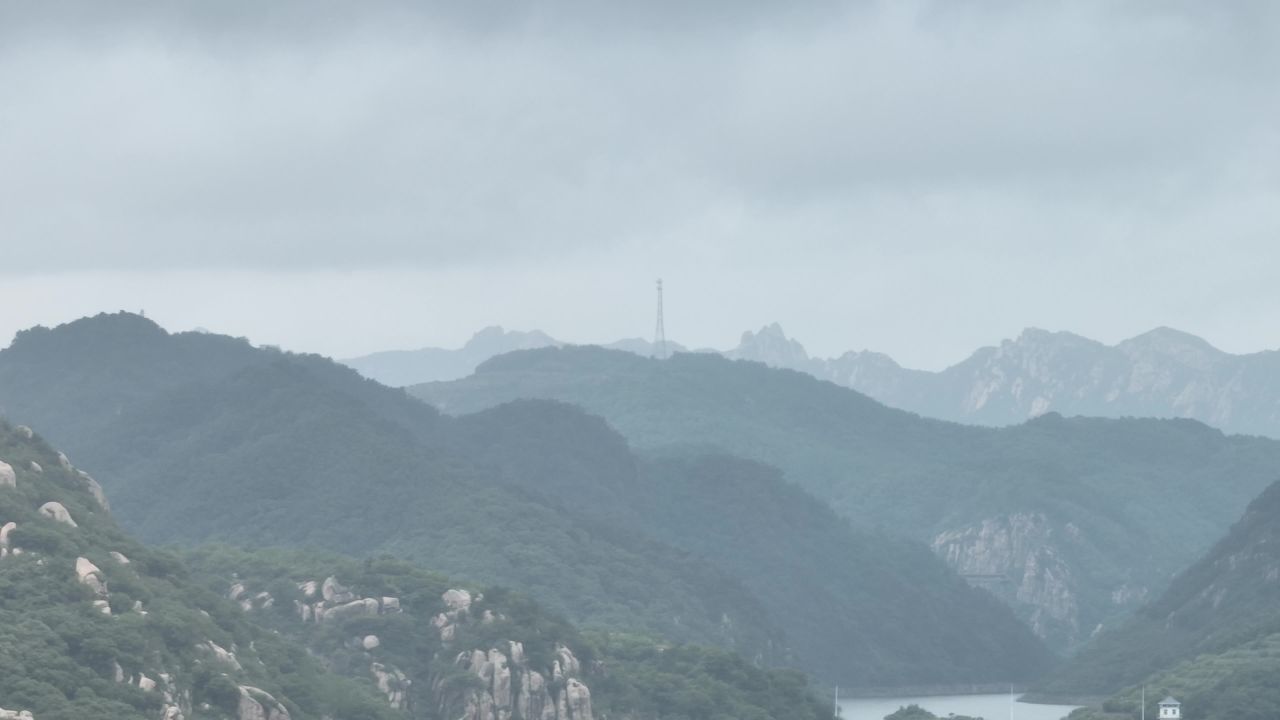 山水 水墨 航拍 意境 