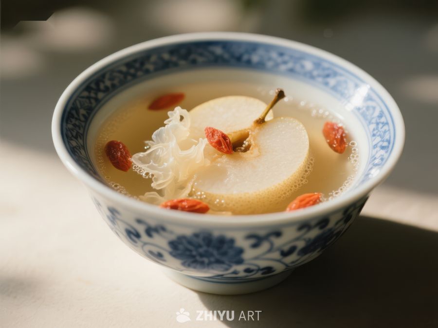 雪梨银耳汤，滋补养生佳品 1094