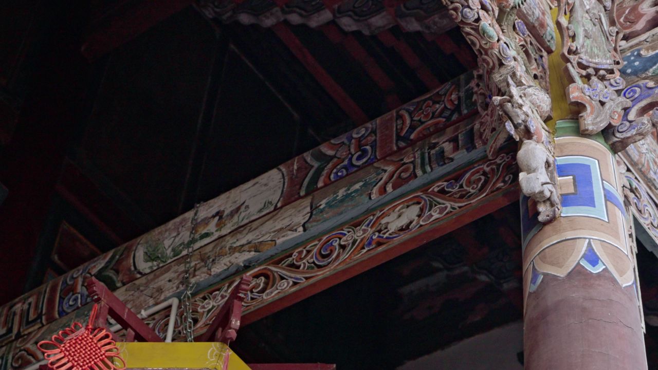 云南楚雄姚安县龙华寺古典建筑实拍视频