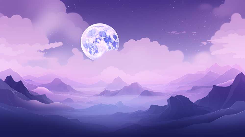 紫色唯美背景画面