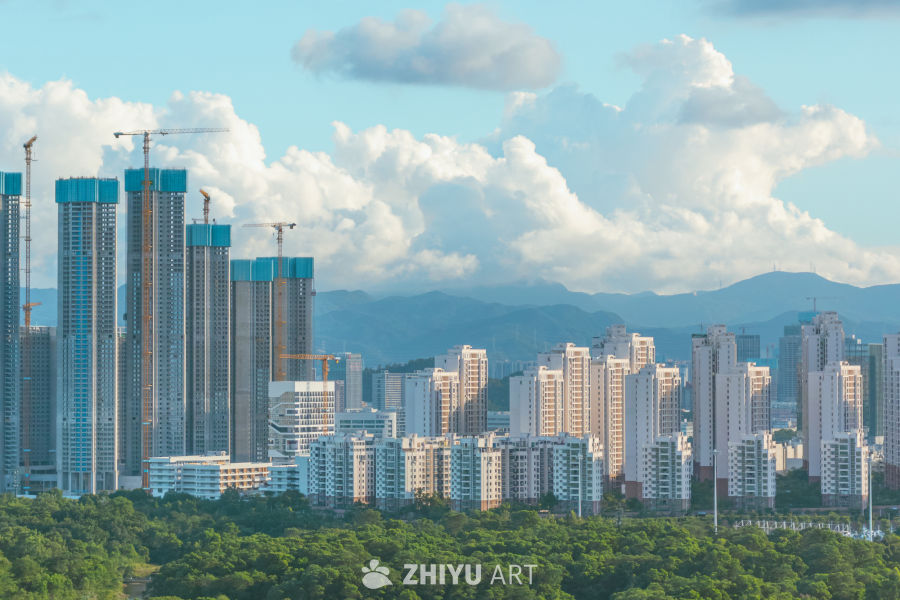 城市新貌：高楼林立与自然共生