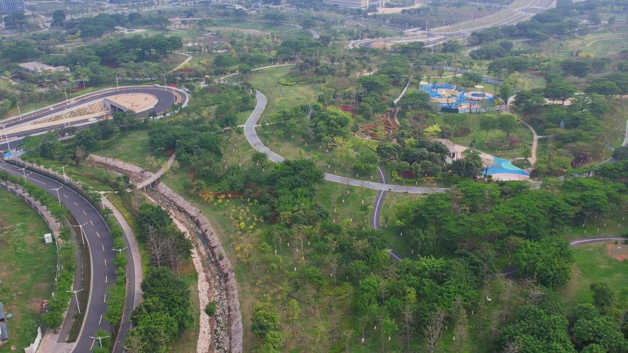 航拍厦门美峰生态公园 3