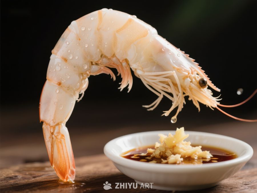 鲜虾蘸酱，美味呈现 999