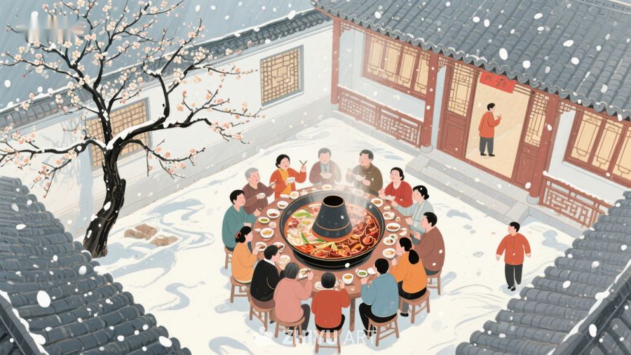 冬日庭院火锅聚餐 161