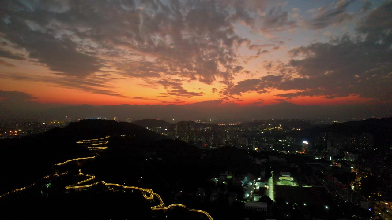 航拍福州梅峰山地公园 6