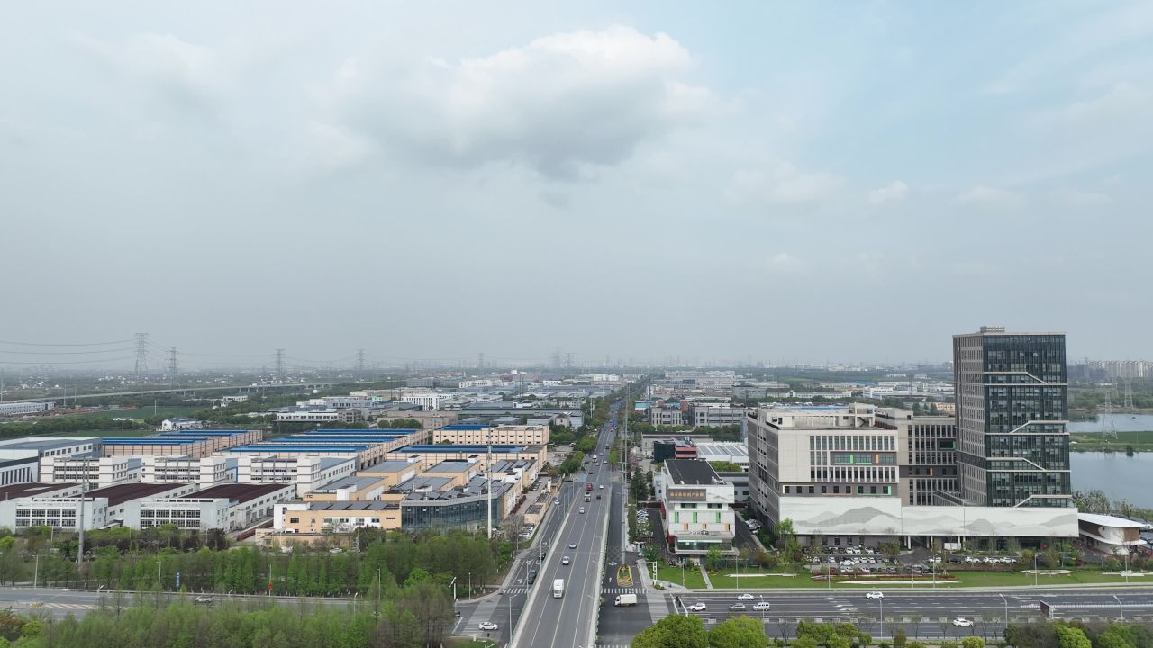 4K航拍昆山工业区 3