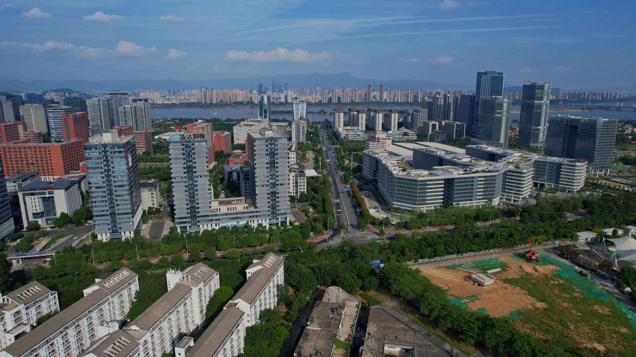 航拍福州高新技术产业开发区