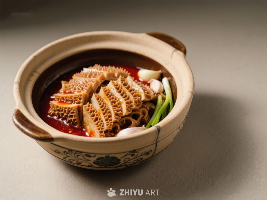 麻辣牛肚砂锅，鲜香诱人 517