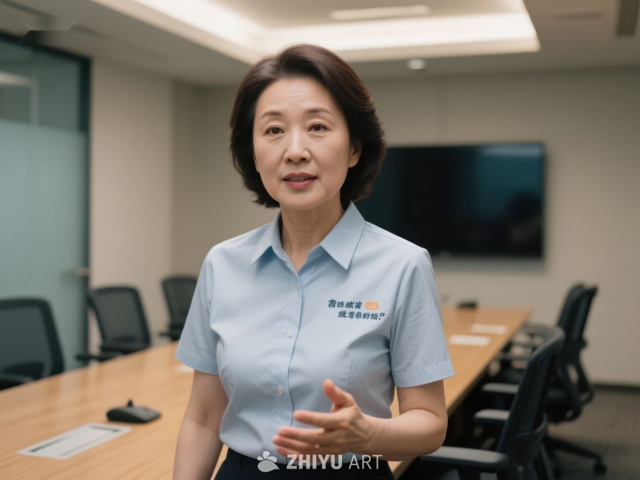 会议室中的女性演讲者 158