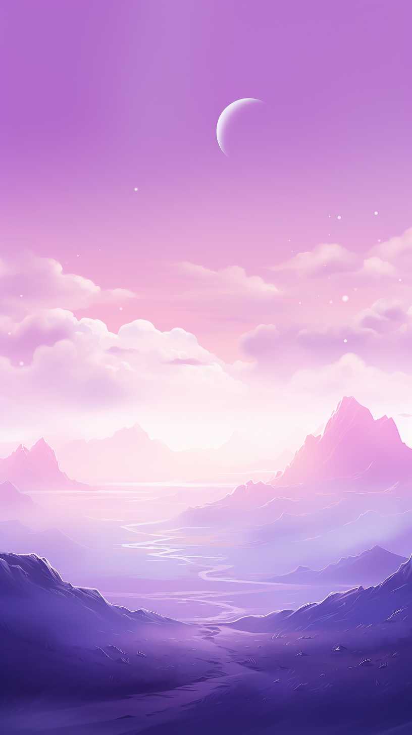 紫色唯美背景图